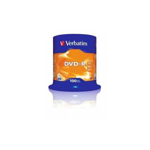 Verbatim DVD-R 4,7 GB/120 min 16x, spindle, 100/1, 43549 Cijene