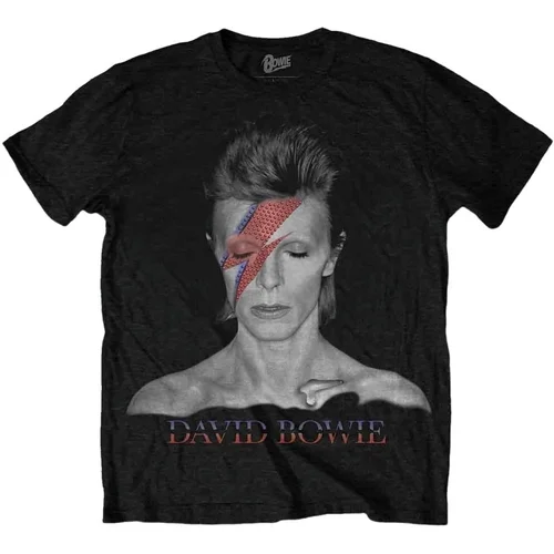 David Bowie Majica Aladdin Sane Unisex Black S