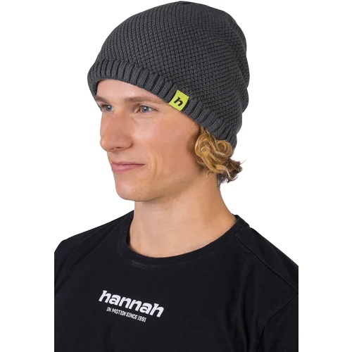 HANNAH Winter knitted hat made of merino wool BRIT asphalt