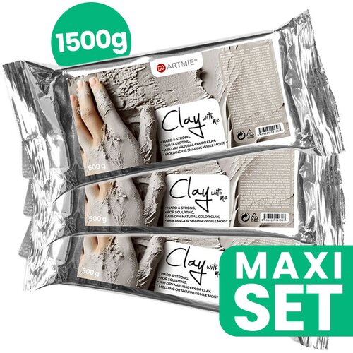 Artmie Clay with me Set gline za modeliranje 3x500g Cijene