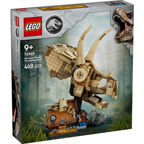 Lego Jurassic World - Fosili dinosaura: lubanja triceratopsa (76969) Slike