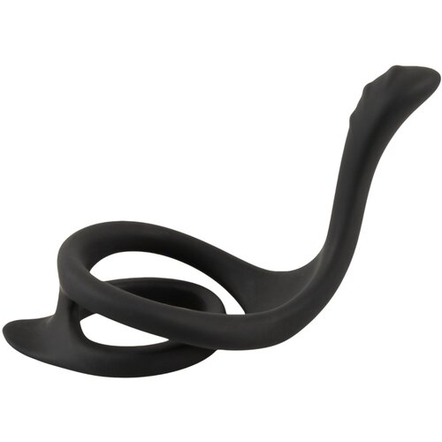 Erecto prsten za penis i testise (crna) Slike