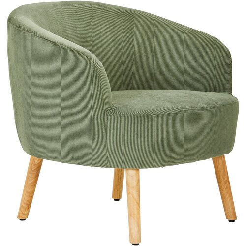 MID.YOU KOKTAJL FOTELJ, zelena, ekru les, tekstil Cene