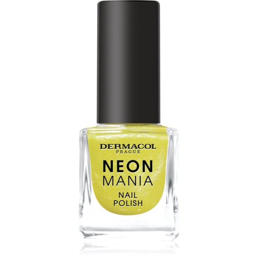 Dermacol Neon Mania lak za nohte odtenek 4 Lemon pop 5 ml Slike