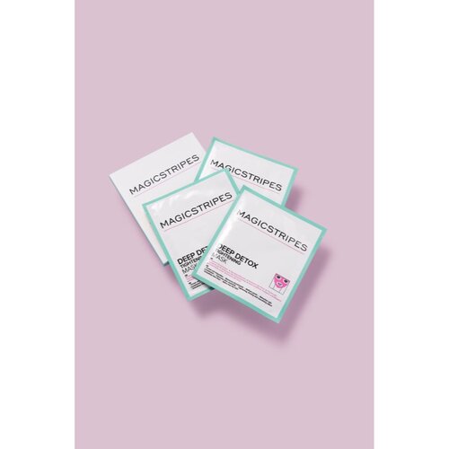 MAGICSTRIPES Deep Detox razstrupljevalna maska z učvrstitvenim učinkom 3 kos Slike