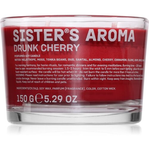 Sister's Aroma Drunk Cherry di&scaron;eča sveča 150 g Cene