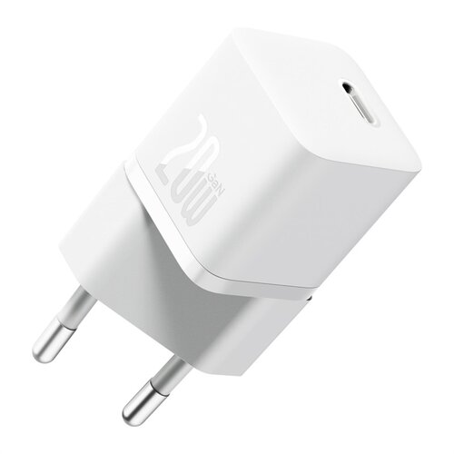 Baseus GaN5 Mini Fast Charger 1C 20W EU Wei&amp;szlig; Slike