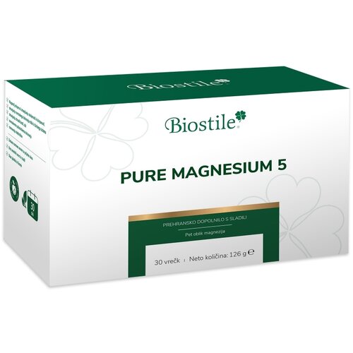 BIOSTILE Pure Magnesium 5, 30 kesica Slike