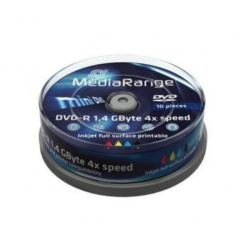 Mediarange MR430 dvd-r 8CM fface printable 1.4GB ( 5509MP10/Z ) Slike