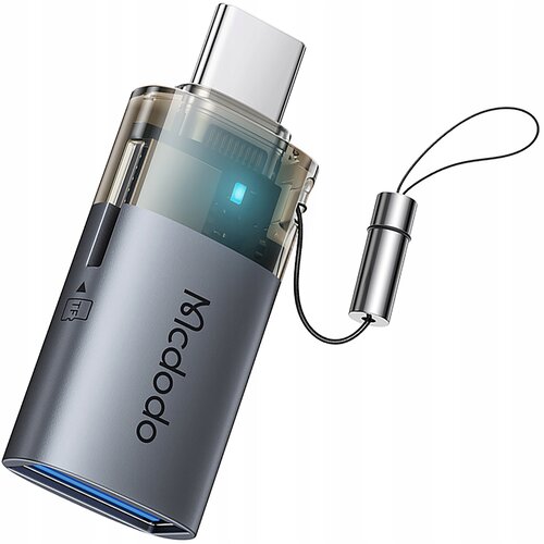 McDodo OT-7600 ADAPTER 2U1 USB-A NA USB-C, SA ČITAČEM Kartica Cene