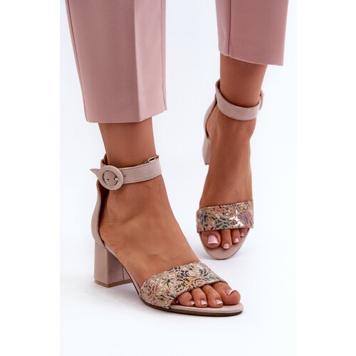 Maciejka Suede High Heel Sandals by Slike
