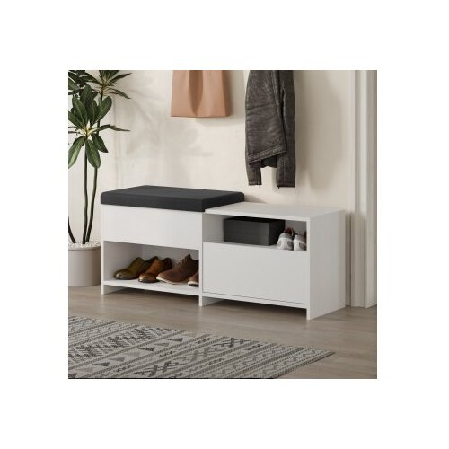 Hanah home cipelarnik filux bench white Cene