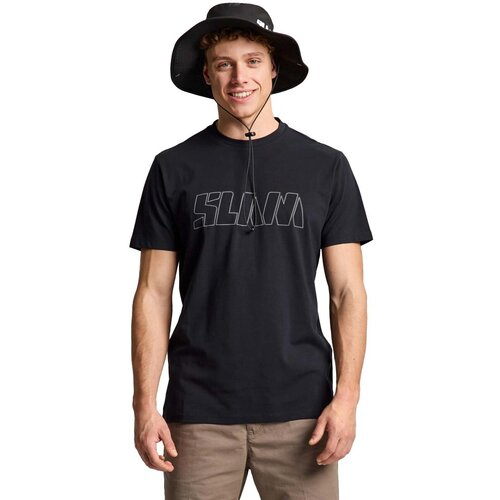 Slam Majice & Polo majice Logo T-Shirt Črna Cene
