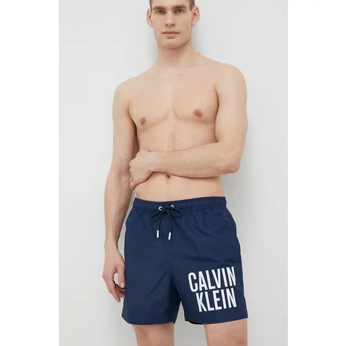 Calvin Klein Kratke hlače za kupanje boja: tamno plava