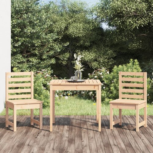  3-dijelni vrtni bistro set od masivne borovine Cene