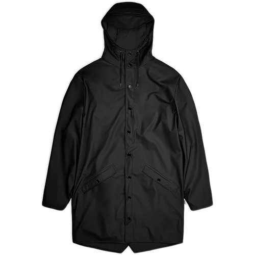 Rains Long Jacket Black