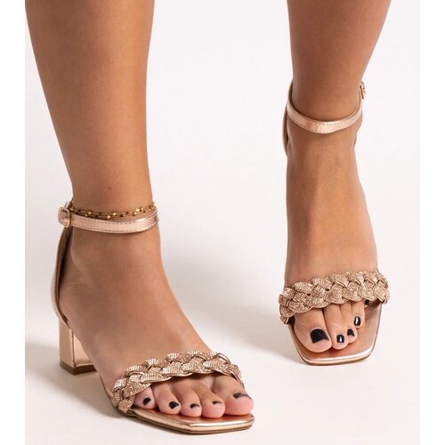 D/CEO Black sandals on a block heel Millo Cene