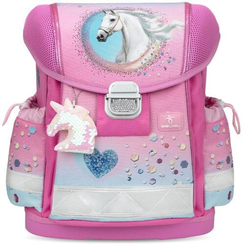 Belmil Ranac za &scaron;kolu Classy 403-13 Dream Hooves Pinky 32x19x36cm Cene