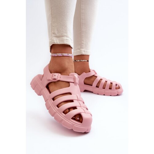 Kesi Women's Foam Roman Sandals Pink Gasaria Cene