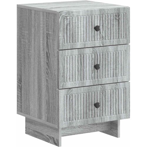 vidaXL Noćni ormar Siva sonoma 43 x 41 x 66 5 cm Konstruirano drvo - Siva sonoma Cene