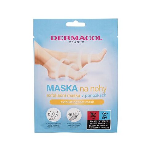 Dermacol Feet Mask Exfoliating piling maska za stopala v nogavicah 2x15 ml za ženske Slike