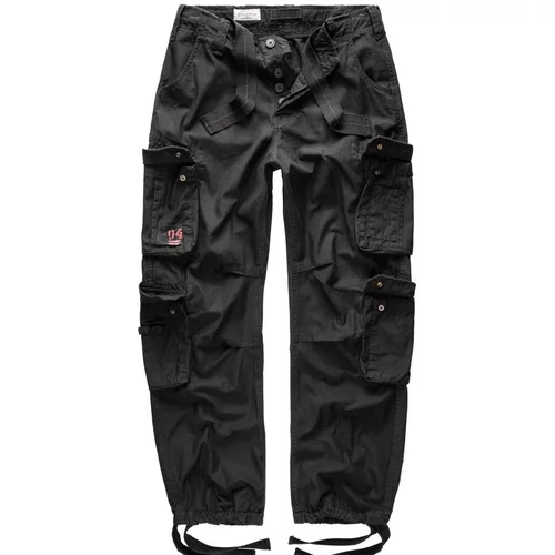 Surplus muške vojničke hlače airborne vintage za jače, crna