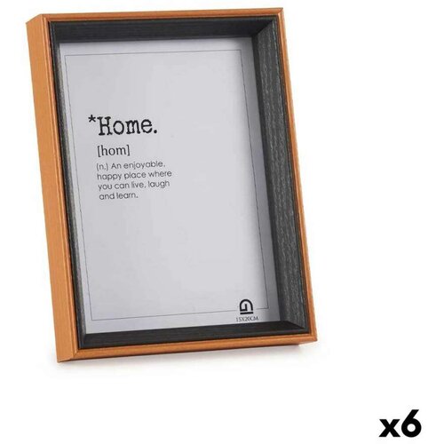  Okvir za sliku Kristal Crna Smeđa Drvo MDF (17 x 22 x 3 cm) (6 kom.) Cene