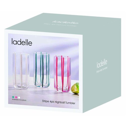 Ladelle Ča&amp;scaron;e u setu 4 kom 450 ml Stripe &amp;ndash; Slike