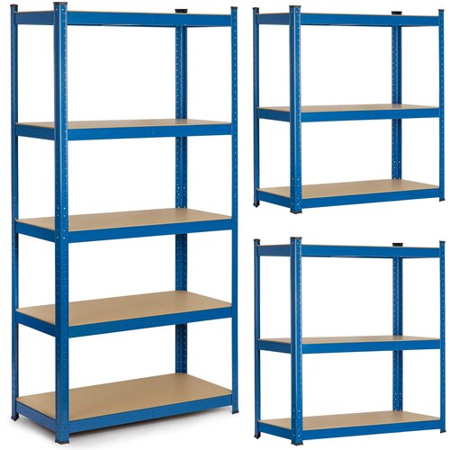 Janshop Kovinski skladi&amp;scaron;čni stojalo 180 x 90 x 30 cm Humberg 4845, (21105567) Slike