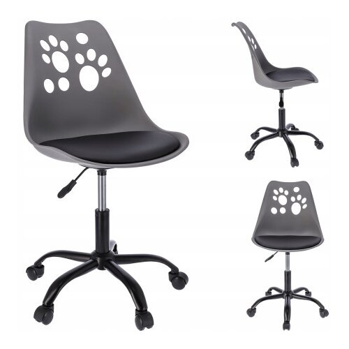 Dečja stolica JOY sa mekim sedištem - Sivo/Crna ( CM-976887) Slike