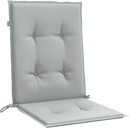  Jastuci za stolice 6 kom svjetlosivi 100x50x4 cm tkanina Slike