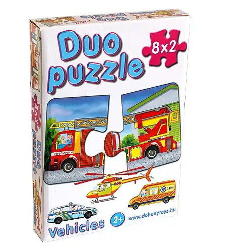 Mađarski proizvođač DUO Puzzle SOS vozilima - D-Toys Cene