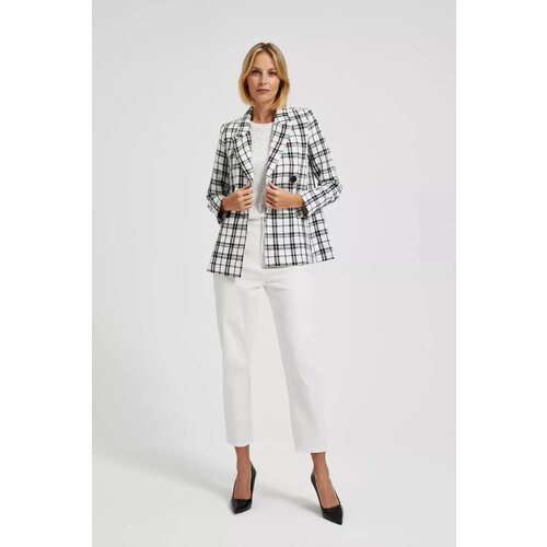 Marisse Women's Jacket L-Mr-4303 Black_White Cene