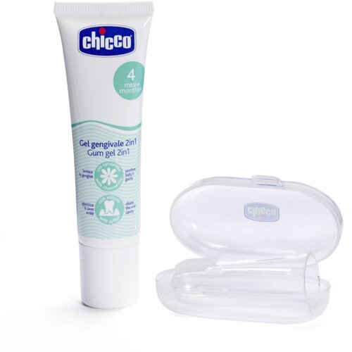 Chicco Oral Care Set set zobne nege za dojenčke 4 m+ 1 kos Slike