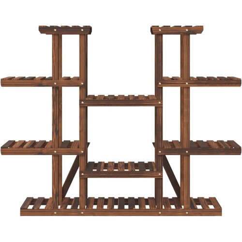  Stalak za cvijeće 110 x 25 x 110,5 cm od masivne jelovine Slike