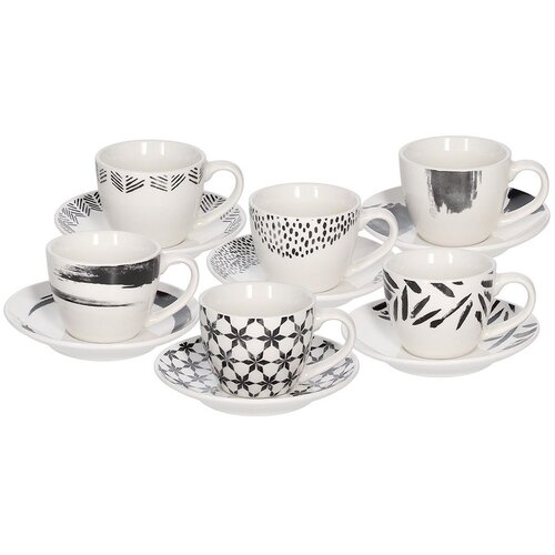 Tognana Set skodelica za črno kavo s podstavkom Zenith 80ml / 6 kos / porcelan, (20840548) Slike