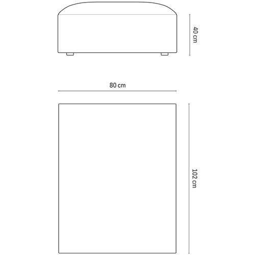 Micadoni Home Bež žameten tabure Jodie &amp;ndash; Slike