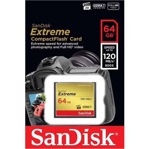 San Disk CF 64GB Extreme