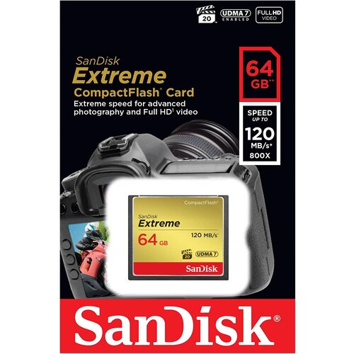 San Disk CF 64GB Extreme Slike