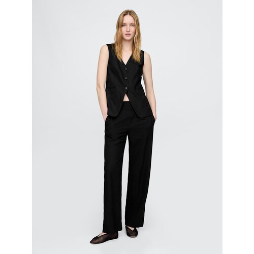 GAP Linen Straight Trousers - Women&amp;#039;s Slike