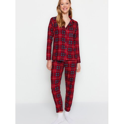 Trendyol Ženski set pidžame Thmaw24Pt00100, Crveni Cene