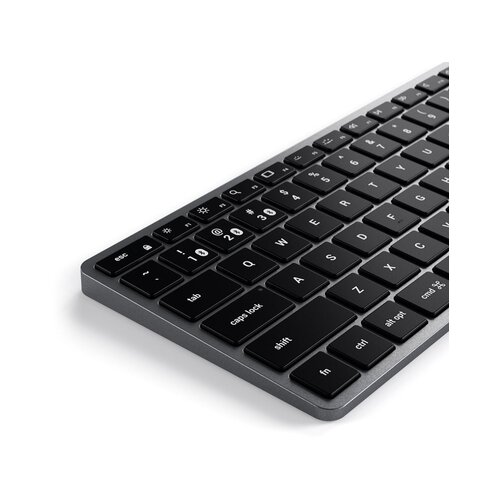 Satechi Brezžična tipkovnica Slim X1 Bluetooth BACKLIT, ZDA, vesoljsko siva Cene