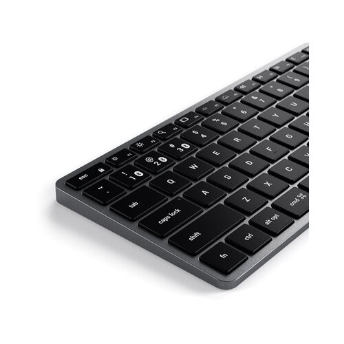 Satechi slim X1 bluetooth backlit wireless keyboard - us - space grey Slike