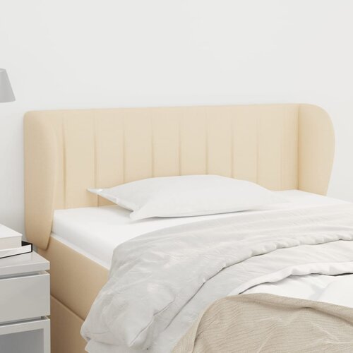  Uzglavlje s u&scaron;ima krem 83x23x78/88 cm od tkanine Cijene
