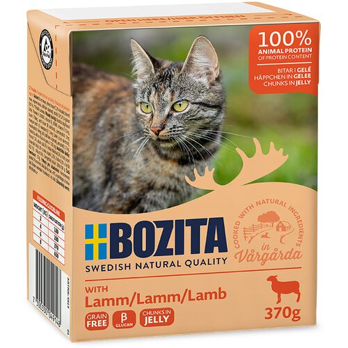 Bozita Varčno pakiranje koščki v želeju ali v omaki 24 x 370 g - Žele: jagnjetina Cene