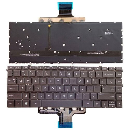 XRT POWER tastatura za laptop hp pavilion X360 14M-DW 14-DW 14-DV 14-DY 14-EK 14-EC mali enter, backlight Slike