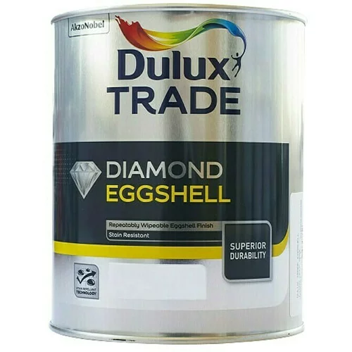 DULUX Unutarnja disperzijska boja Diamond Eggshell PBW (Bijele boje, 5 l)