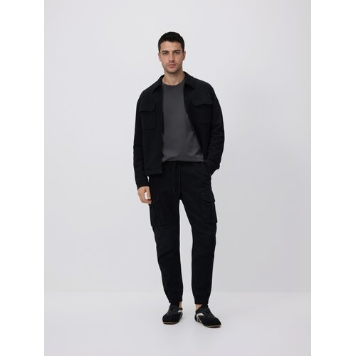 Reserved Jogger hlače s cargo džepovima - crno Cene