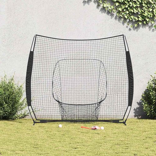  Mreža za vježbanje baseballa Crna 250 x 106 x 209 cm Poliester Slike