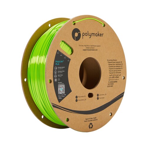 Polymaker PolyLite Silk PLA Lime Slike